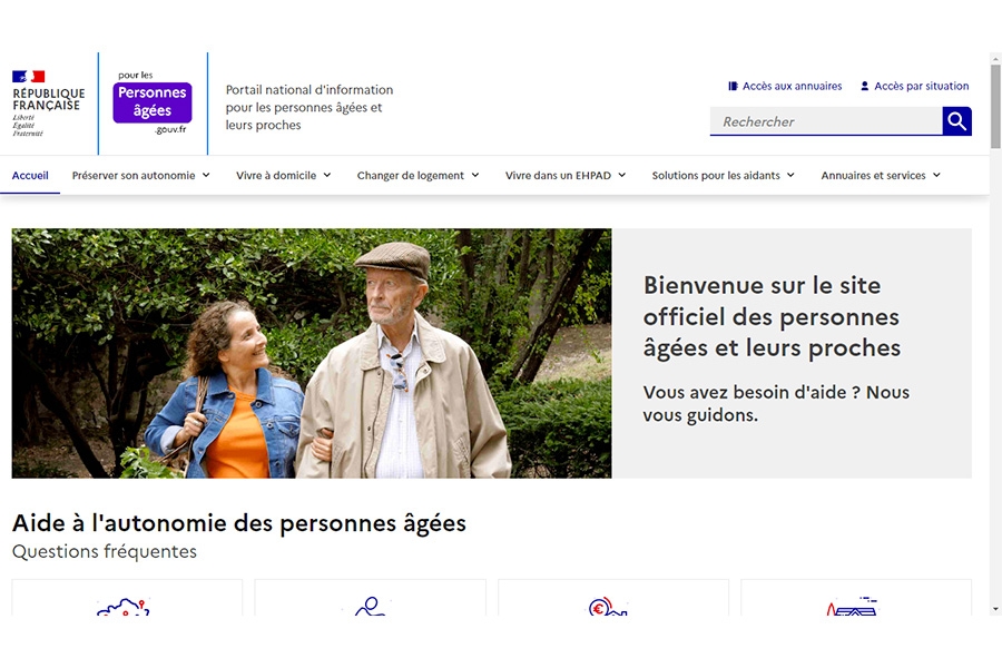 Le Un Site Officiel Pour Informer Au Plus Pr S Les Personnes G Es