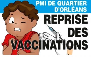 PMI de Quartier d’Orléans : reprise des vaccinations