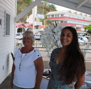 Béatrice Wojcik, Présidente de Métimer et Alexina Paya, coordinatrice présentaient hier la prochaine édition de la Fête de la Mer qui se déroulera les 11 et 12 juin à Grand Case.